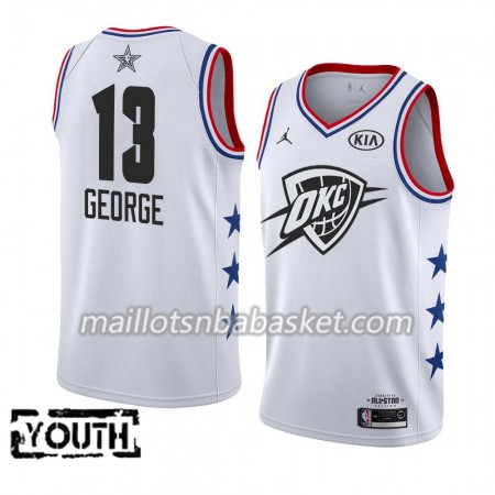 Maillot Enfant Oklahoma City Thunder Paul George 13 2019 All-Star Jordan Brand Blanc Swingman